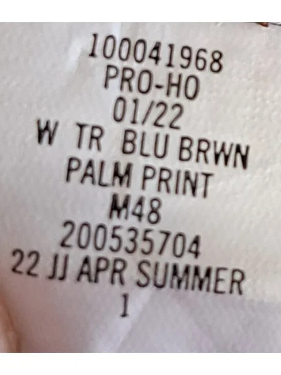 Janie and Jack Girl's 4 Tropical Print 2-Piece Cold Shoulder Pants Set - Picture 8 of 8